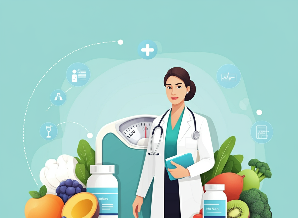 A professional feature image showcasing Lepbound, a weight management medication, with a health and wellness theme.