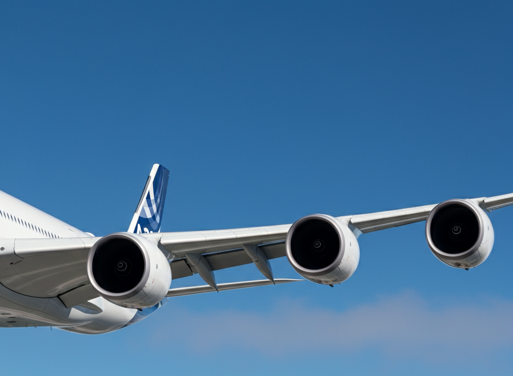 Delta Airlines Airbus A350-900 in flight, highlighting aviation safety and technology.