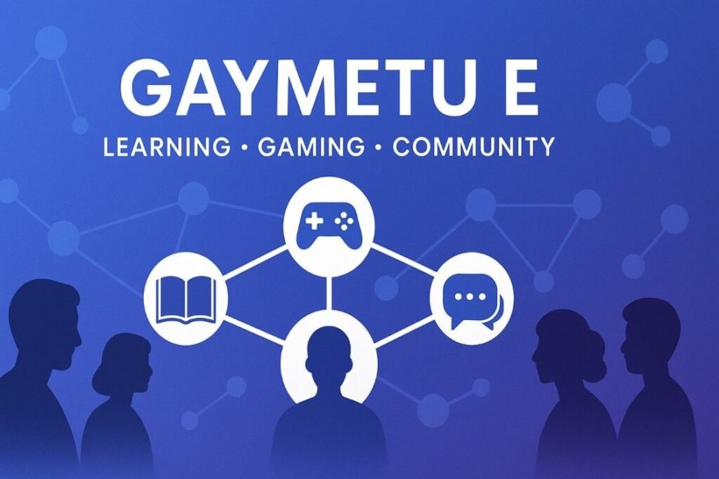 Gaymetu E community hub illustration