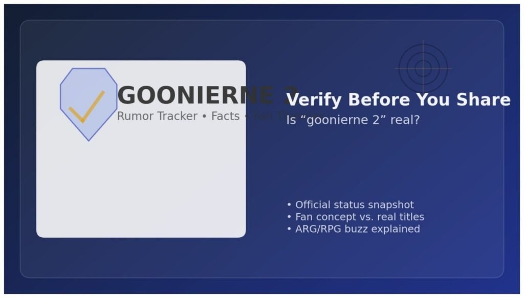 Goonierne 2 rumor tracker banner