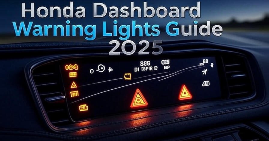 Honda dashboard warning lights symbols guide 2025