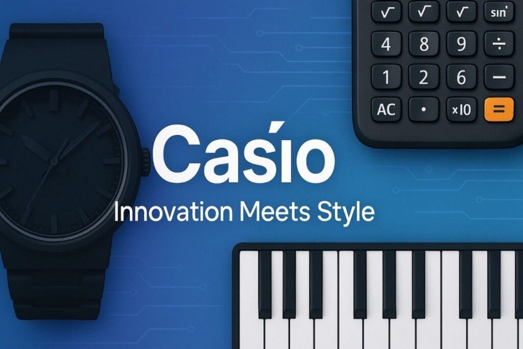Casîo watch, calculator, keyboard