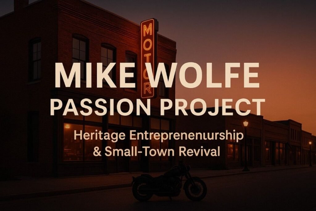 Mike Wolfe passion project main street