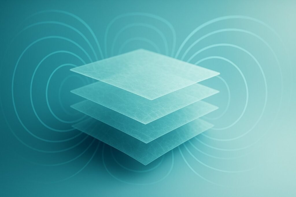 CNF layers with EM field lines